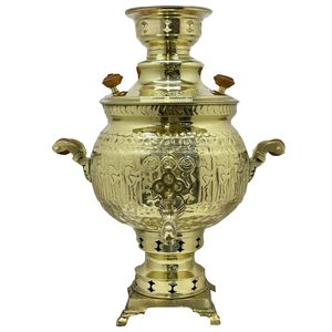 سماور زغالی برادران صمدی مدل ِِd80 ظرفیت 8 لیتر
